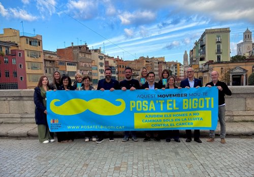 Nova campanya “Posa’t el bigoti” per donar visibilitat al càncer masculí i recaptar fons per a la recerca del càncer de pròstata
